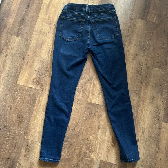 Good American POWER STRETCH PULL-ON SKINNY JEANS L - Picture 2 of 13